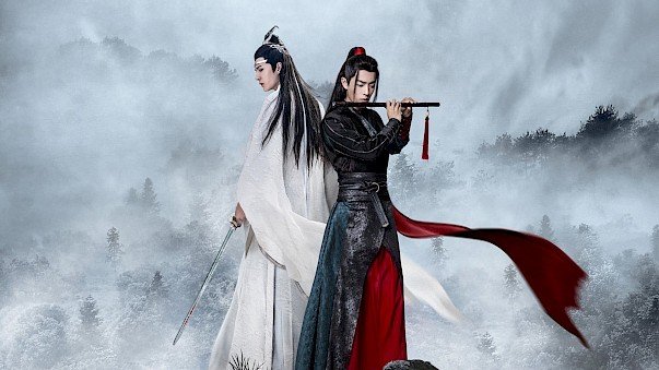 Xiao Zhan as Wei Wuxian and Wang Yibo as Lan Wangji in the Untamed